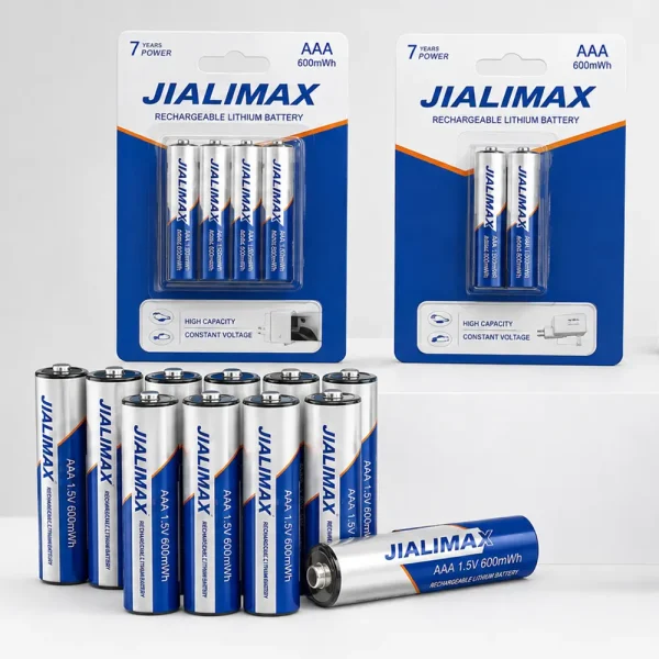 Jialimax AAA USB-C Rechargeable Batteries